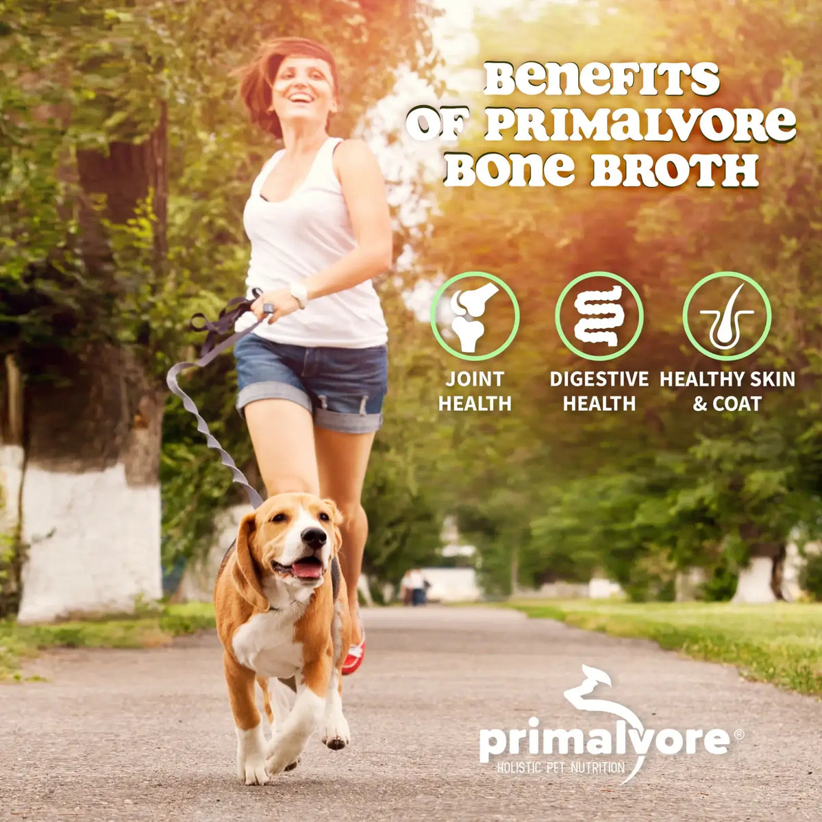 Grass-Fed Beef Bone Broth for Dogs and Cats with Collagen Peptides in a Mealtime Mobility Formula