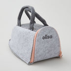 Gray Polyester Felt Mini Iron Case