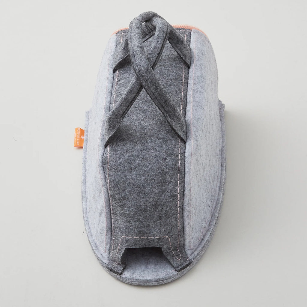 Gray Polyester Felt Mini Iron Case