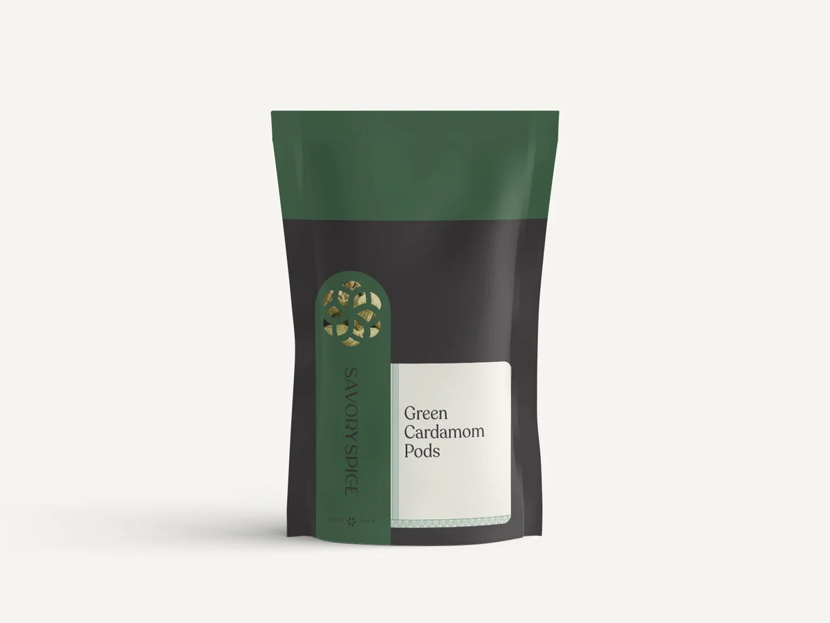 Green Cardamom Pods in a Refill Bag