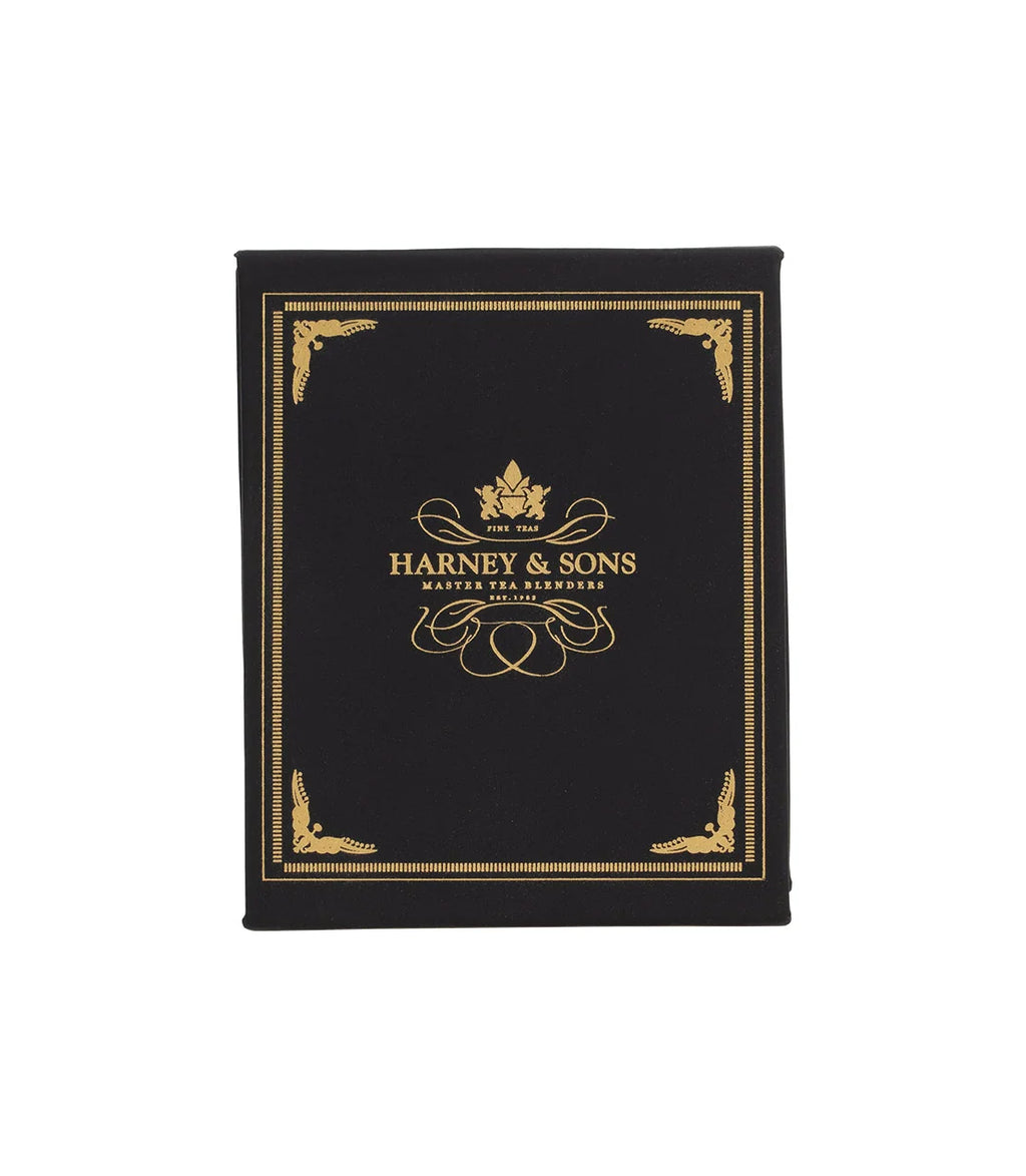 Green Tea Teabag Sampler in a Black Presentation Box with 15 Assorted Bags for Gifting and Tea Time