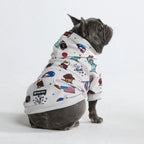 Grey Dog Hoodie