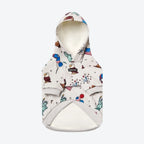 Grey Dog Hoodie