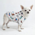 Grey Dog Hoodie, S