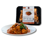 Grilled Chicken Breast Cubes in Vodka-Style Tomato Cream Sauce