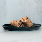 Grilled Chicken Parmesan Wrap in a Whole Wheat Tortilla with Shredded Mozzarella for Lunch or Dinner