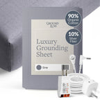 Grounding Fitted Sheet in Organic Cotton