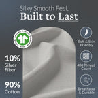 Grounding Fitted Sheet in Organic Cotton