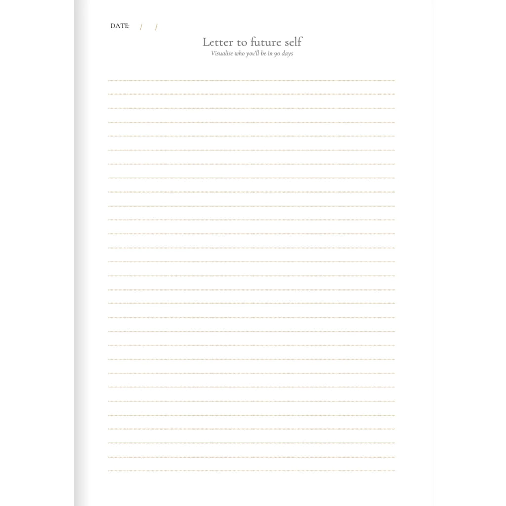 Guided Reflection Journal with Morning and Evening Prompts for Daily Gratitude and Mood Tracking