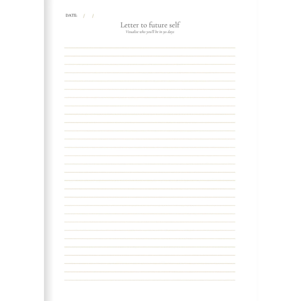 Guided Reflection Journal with Morning and Evening Prompts for Daily Gratitude and Mood Tracking