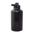 Half Gallon Insulated Water Bottle with Triple Insulation, Copper Lining and Patriotic Star-Spangled Design — Black