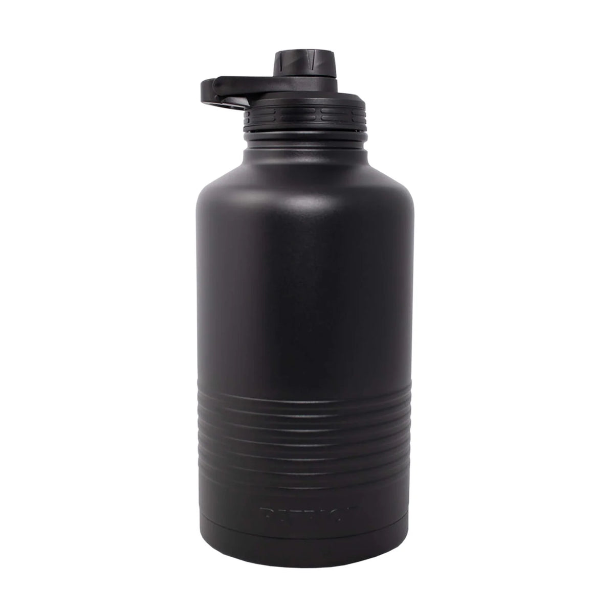 Half Gallon Insulated Water Bottle with Triple Insulation, Copper Lining and Patriotic Star-Spangled Design — Black