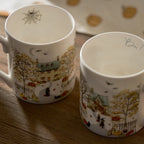 Halloween Mug in Fine Bone China with Trick-or-Treat Design, 275ml or 425ml Gift-Ready Drinkware