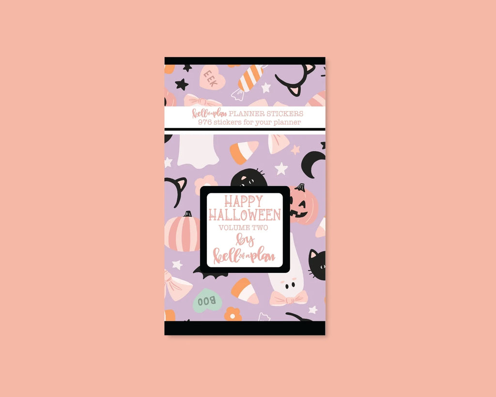 Halloween Sticker Book Volume Two for Adding a Spooky Seasonal Touch to Your Planner and Holiday Plans