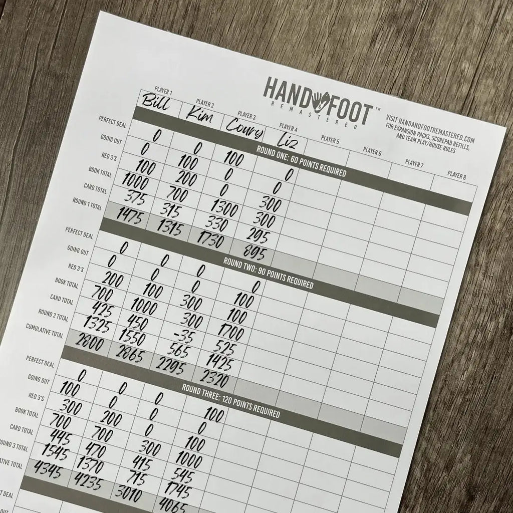 Hand & Foot Card Game Set
