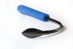 Hand Weeder and Cultivator with a Slender Blade for Working Between Vegetable Rows and in Walkway Cracks