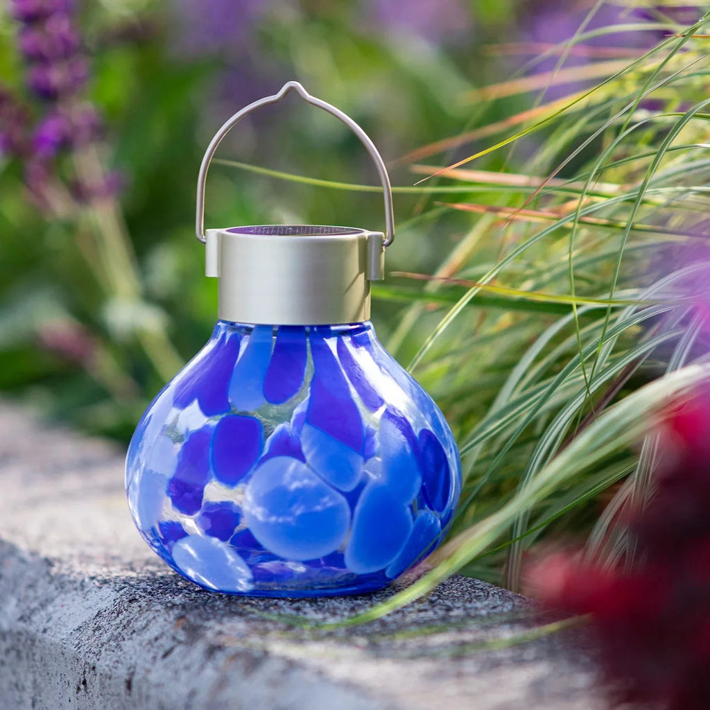 Handblown Glass Solar Lantern