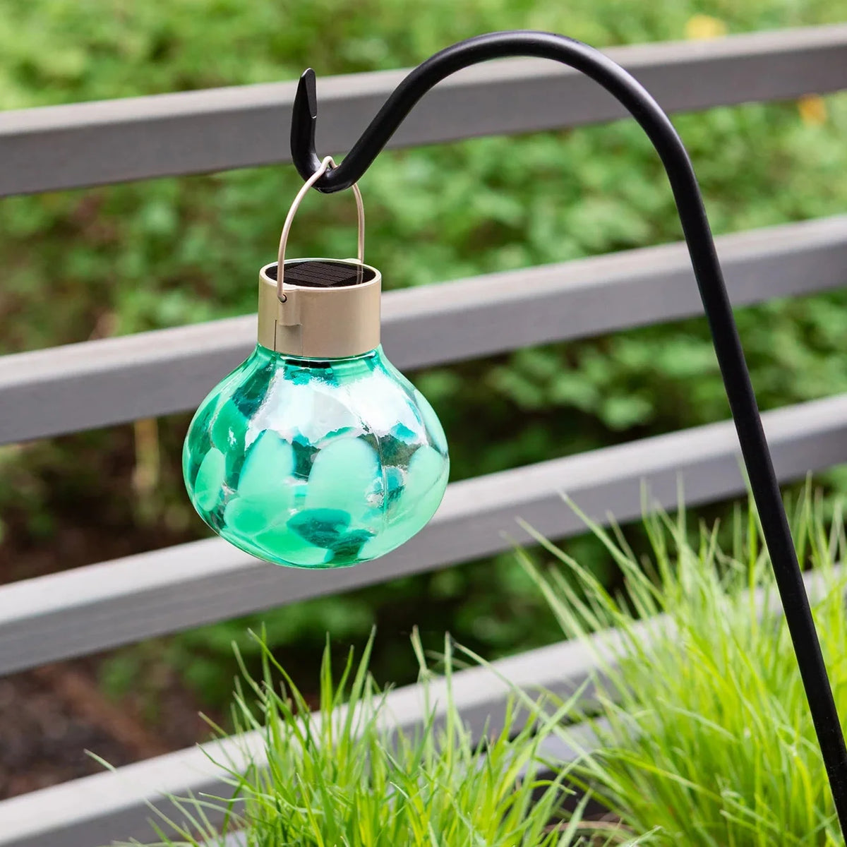 Handblown Glass Solar Lantern
