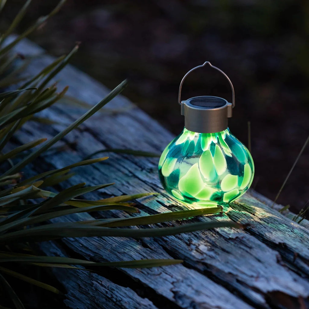 Handblown Glass Solar Lantern
