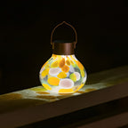 Handblown Glass Solar Lantern