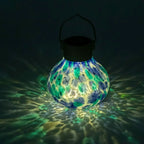 Handblown Glass Solar Lantern