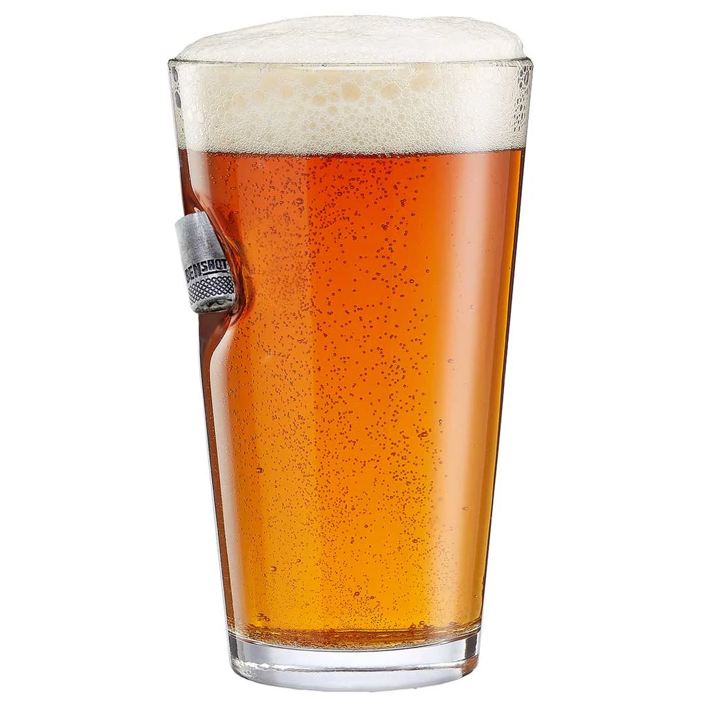 Handcrafted 10mm Socket Drinkware with Embedded Metal Socket, Gift-Ready Box and Multiple Glass Styl — Pint Glass (16oz) / No