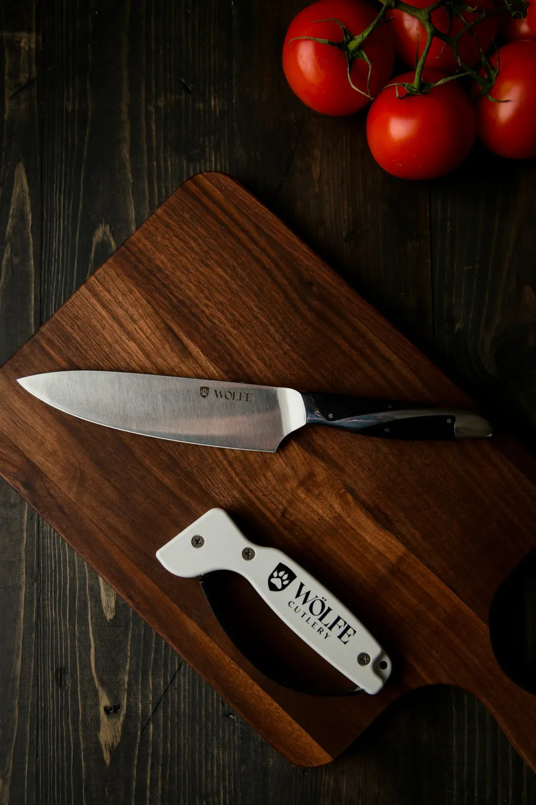 Handheld Kitchen Knife Sharpener with a Full-Length Finger Guard and Diamond-Honed Tungsten Carbide Blades