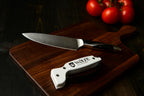 Handheld Kitchen Knife Sharpener with a Full-Length Finger Guard and Diamond-Honed Tungsten Carbide Blades