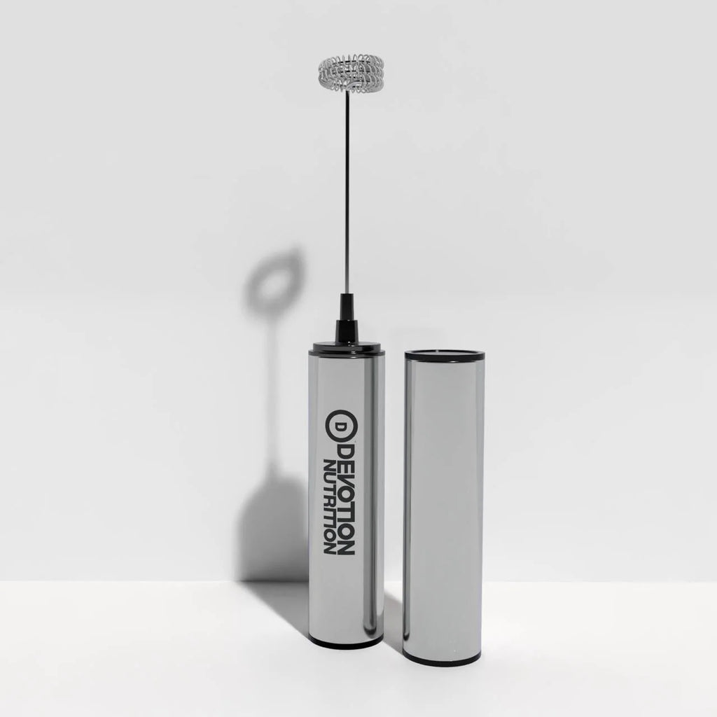 Handheld Rechargeable Milk Frother and Drink Mixer with Five Attachments for Coffee and Breakfast Prep