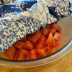 Handmade Cotton Bowl Covers for Sourdough, Fruit, Pies and Serving Bowls in Reusable Patterned Designs