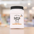 Handmade Laundry Soap with Baking Soda for Boosted Cleaning and a Sweet, Smoky Vanilla and Cedar Scent