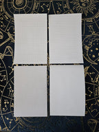 Handmade Spiral Bound Notebook, 8.5 x 11 Inches, Featuring Soft To — Lined Paper / Dot Grid Paper / Blank Paper / Graph Paper
