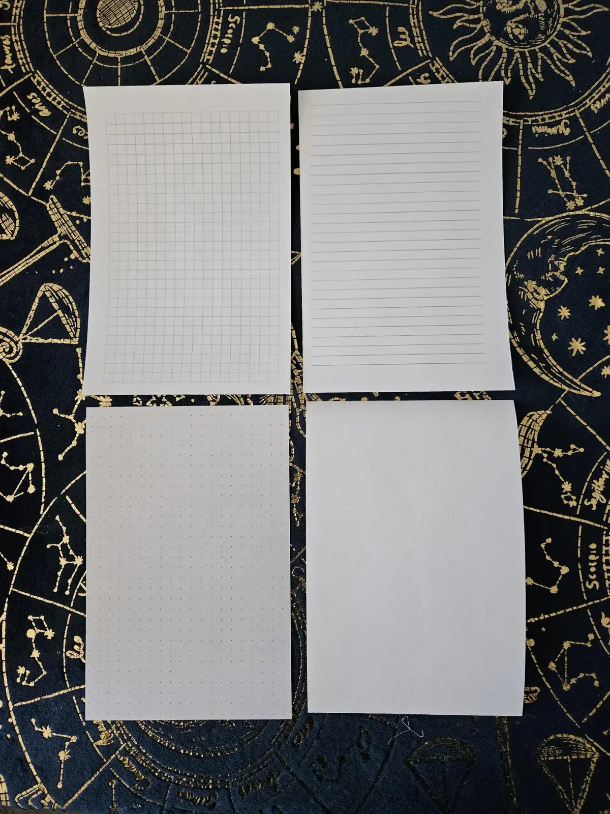 Handmade Spiral Bound Notebook, 8.5 x 11 Inches, Featuring Soft To — Lined Paper / Dot Grid Paper / Blank Paper / Graph Paper
