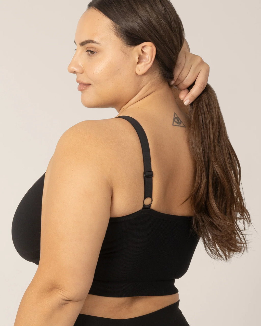 Hands-Free Nursing Sleep Bra Two-Pack with Wire-Free Bamboo Blend, Pumping Access and Three Bust Fits