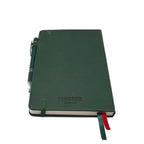 Hardcover Journal Notebook with 128 Recycled Pages, Lay-Flat Binding, Pen Loop and Elastic Closure