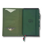 Hardcover Journal Notebook with 128 Recycled Pages, Lay-Flat Binding, Pen Loop and Elastic Closure