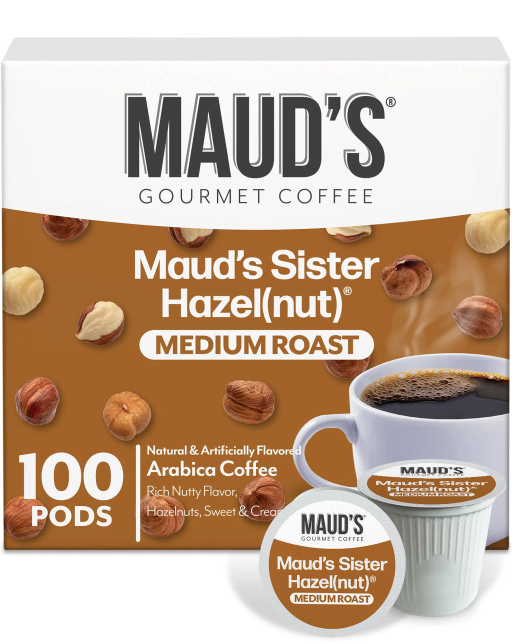 Hazelnut Coffee Pods, 100ct