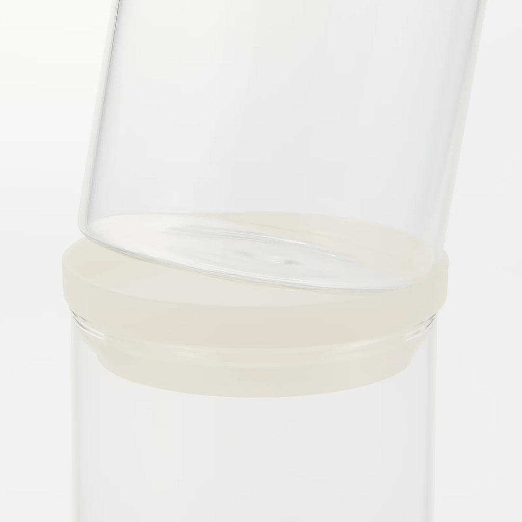 Heat Resistant Glass Storage Jar, 10.8 fl oz Round Container