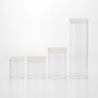 Heat Resistant Glass Storage Jar, 10.8 fl oz Round Container