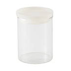 Heat Resistant Glass Storage Jar, 10.8 fl oz Round Container