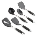 Heat-Resistant Nylon Kitchen Cooking Utensil Set, Graphite