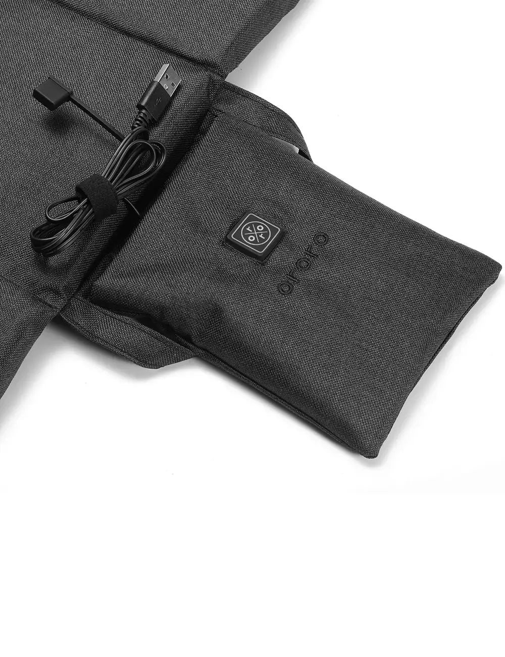 Heated Seat Cushion with Memory Foam, Three Heat Settings, Foldable Design and Optional Mini 5K Battery