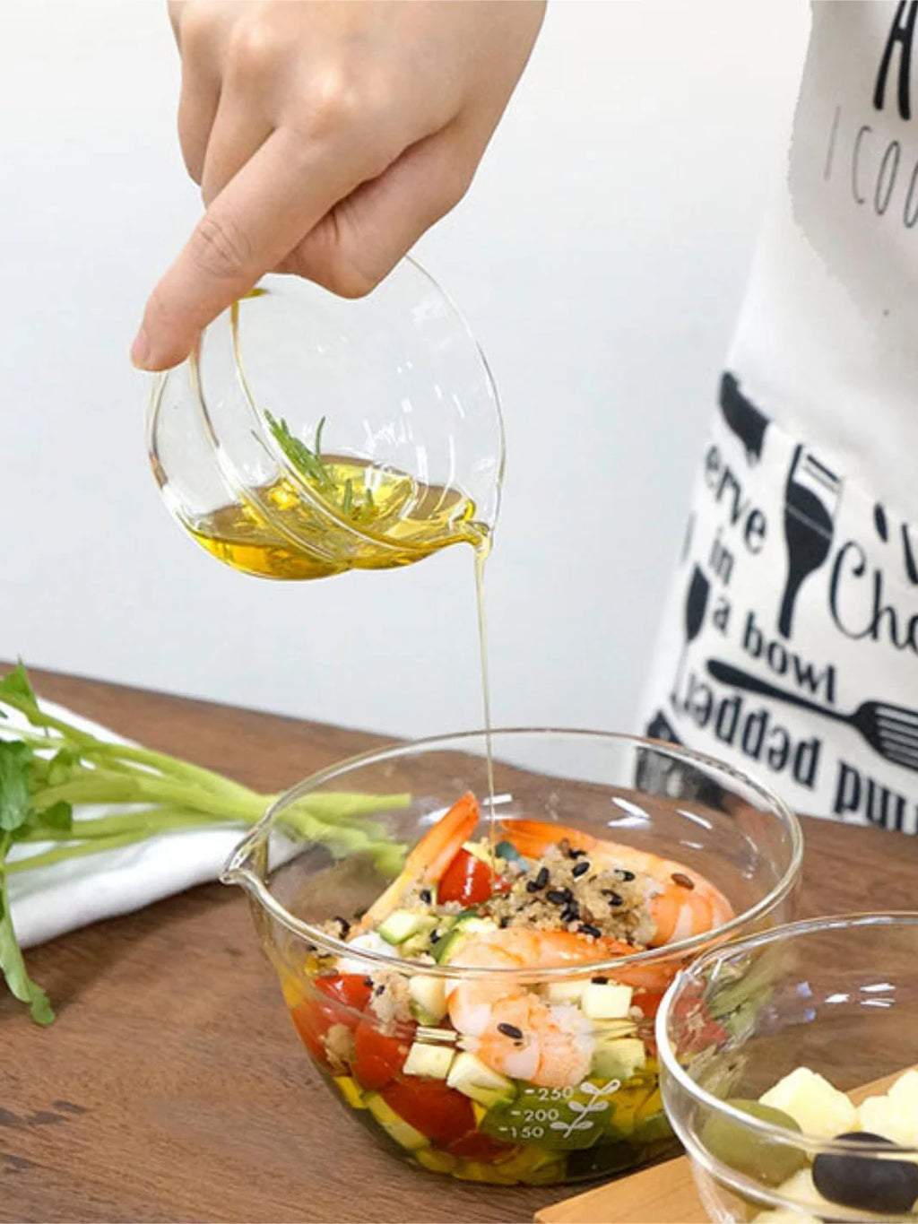 Heatproof Glass Mixing Bowl Set