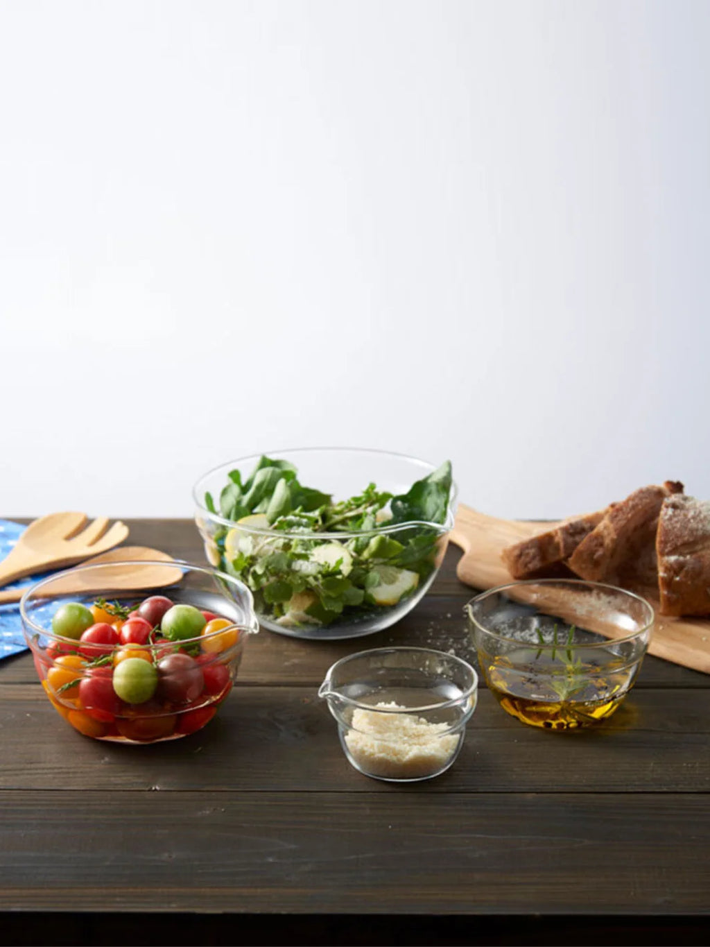 Heatproof Glass Mixing Bowl Set