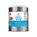 Heavy Cream Powder, Organic 34 oz #10 Can 2-Pack for Baking, Cooking and Long-Term Pantry Storage