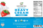 Heavy Cream Powder, Organic 34 oz #10 Can 2-Pack for Baking, Cooking and Long-Term Pantry Storage