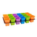 Heavy-Duty 3.3-Inch Seed Starting Pots with Inserts, Drainage Holes, and 36, 90, or 180 Po — Multicolor / 36 pots - 2 inserts