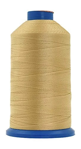 Heavy-Duty Bonded Nylon Upholstery Thread for Leather, Vinyl, Canvas and Ou — Beige / T270 #277 840D/3 / Tan / T90 #92 280D/3