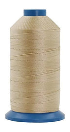 Heavy-Duty Bonded Nylon Upholstery Thread for Leather, Vinyl, Canvas and Outdoor Gear Repairs — Tan / T135 #138 420D/3
