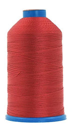 Heavy-Duty Bonded Nylon Upholstery Thread for Leather, Vinyl, Canvas and Outdoor Gear Repairs — Red / T270 #277 840D/3